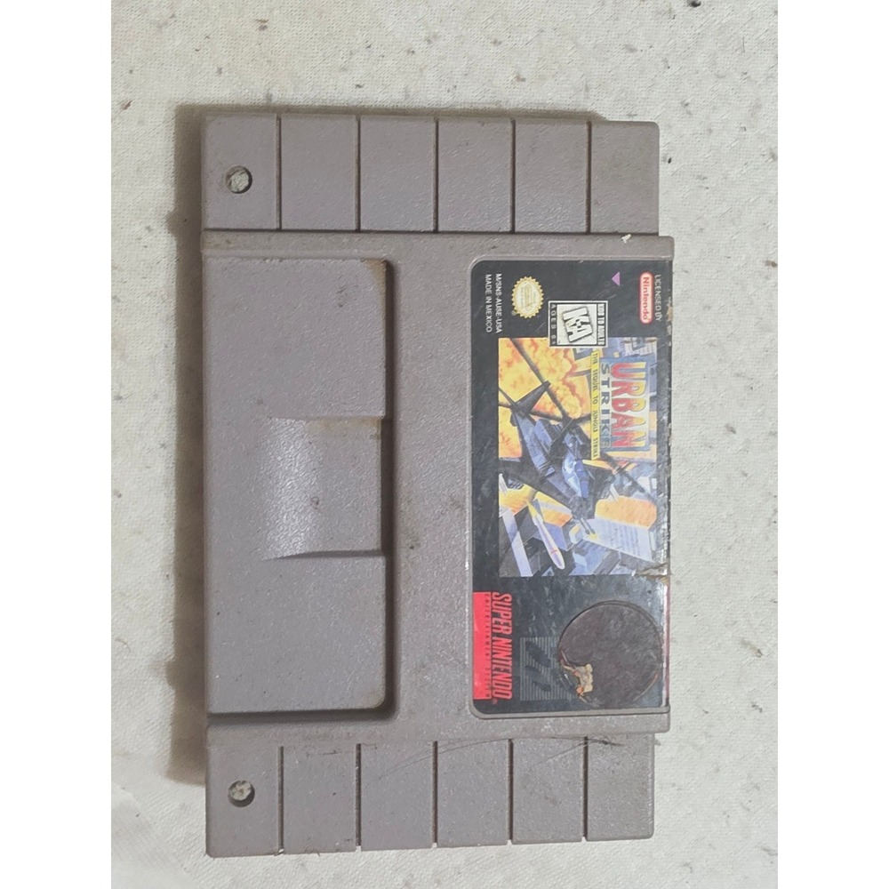 Urban Strike Super Nintendo SNES Video Game Cartridge Authentic Retro 1994‎